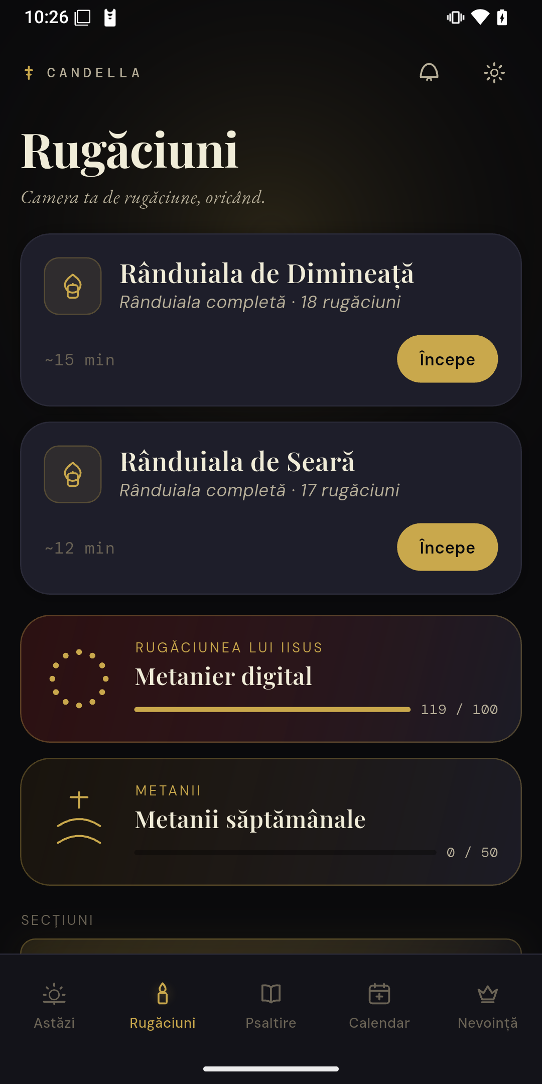 Rânduieli de rugăciune