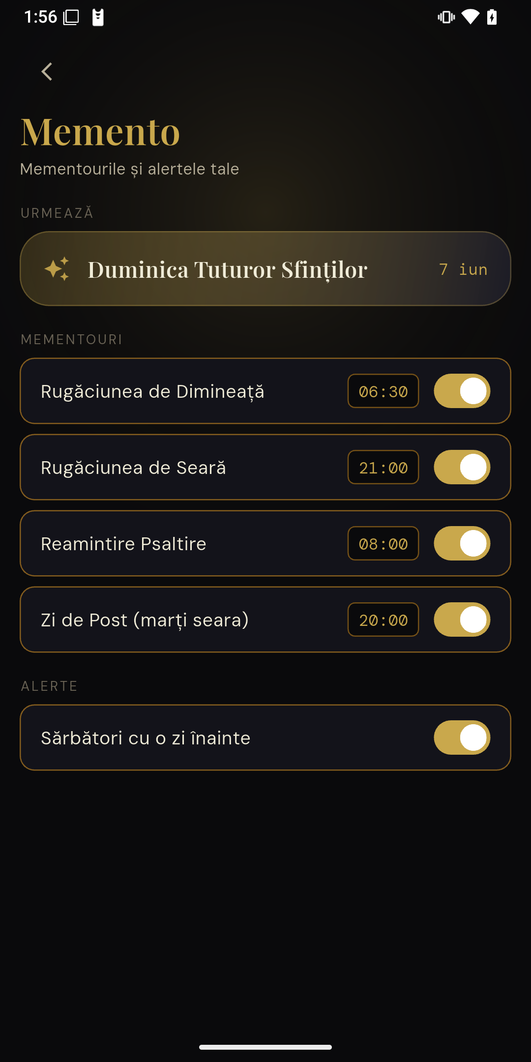 Memento & sărbători